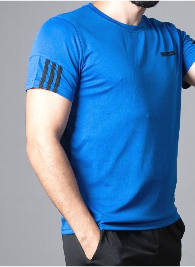 Mei Stylish - Casual Style Men`s Active Wear Outdoor or Indoor T-shirt and Short Set - Image 1