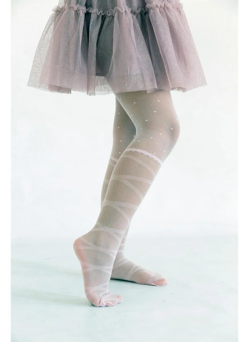 دايمود Mine Children's Tights (Sewn with Trace) Bone