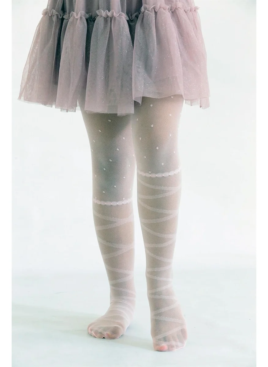 دايمود Mine Children's Tights (Sewn with Trace) Bone