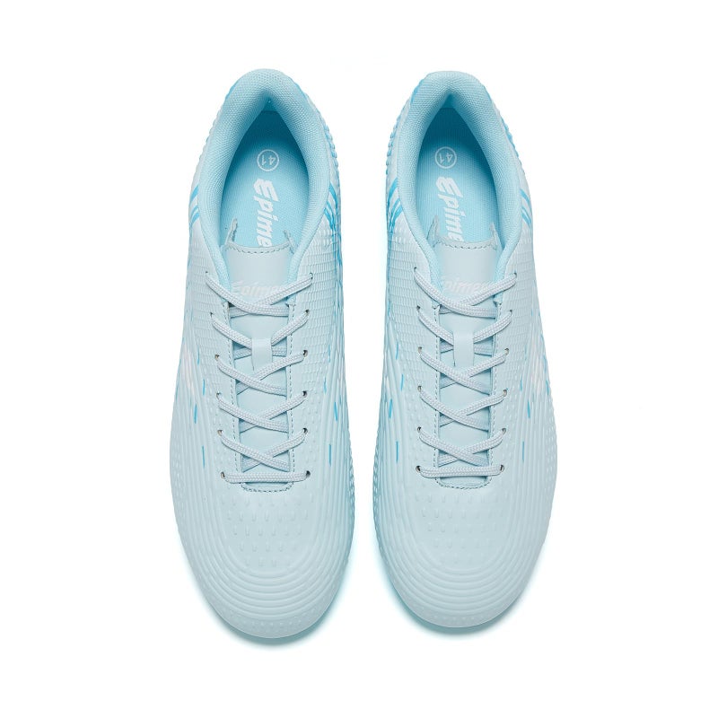 EPIMENO Men's and Women's Soccer Cleats Outdoor Lightweight Rugby Boots Training Football Shoes Water Blue - Image 5