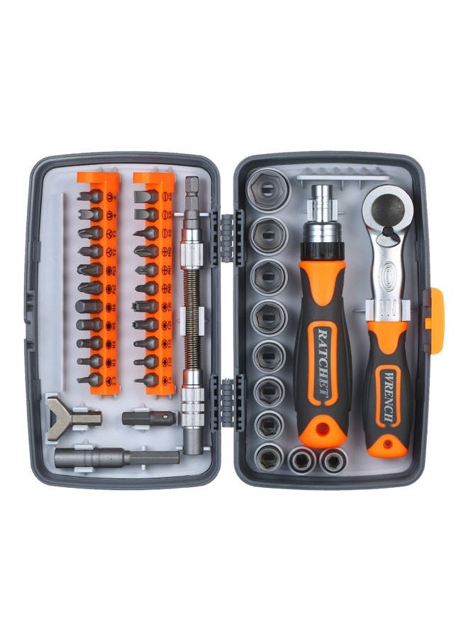 NIBEMINENT - Precision Ratchet Screwdriver Bit Set Multicolour - Image 1