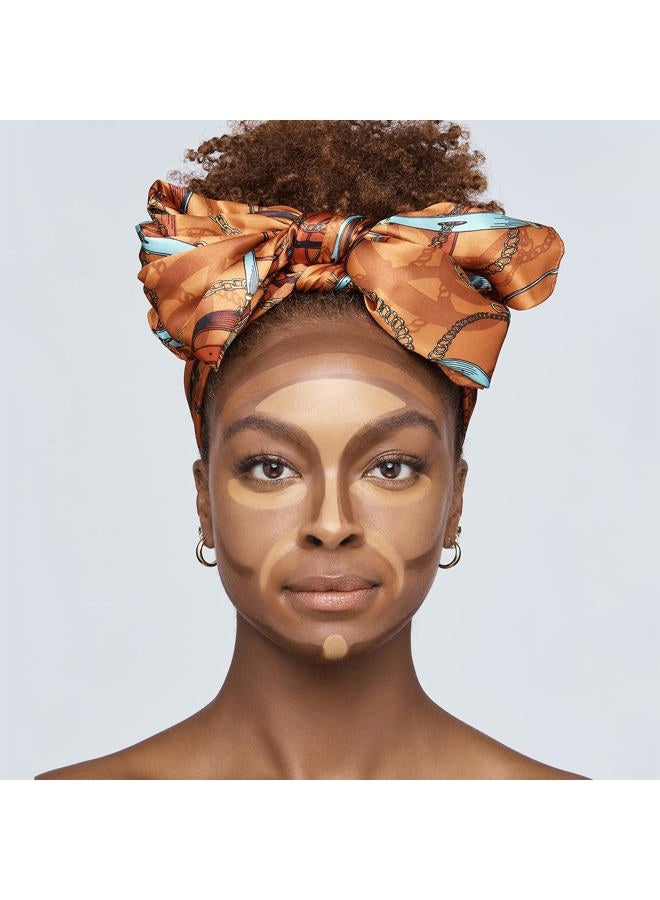 Ruby Kisses Flawless Finish with 3D Contour Cream Makeup Palette – Lightweight, Multi-Palette, Contouring Foundation, Creamy, Sculpt &Highlighting, Define Cheekbones (Dark Medium) - Image 4