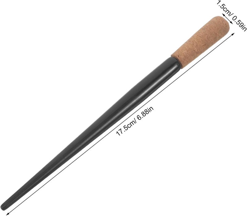 Garneck 2pcs Vintage Calligraphy Dip Pen with Soft Cork Wood Handles Artistic Fountain Pens for Elegant English Script Writing and Crafting - Image 2