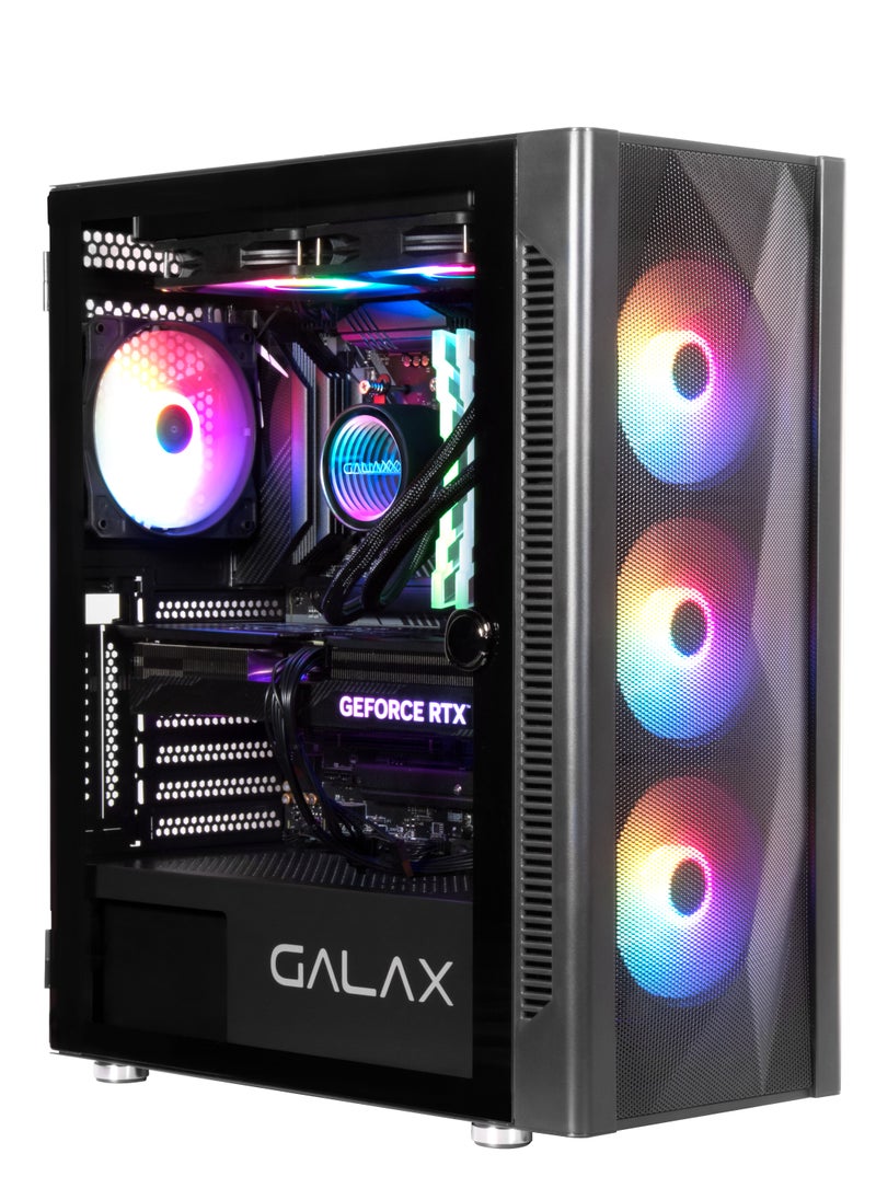 Truenort True Nort Gaming PC, Intel Core i5-12400F, RTX 4060, 16GB RAM,1TB SSD, Liquid Cooler 240mm, Window 11 Pro, Black Case  - Image 1