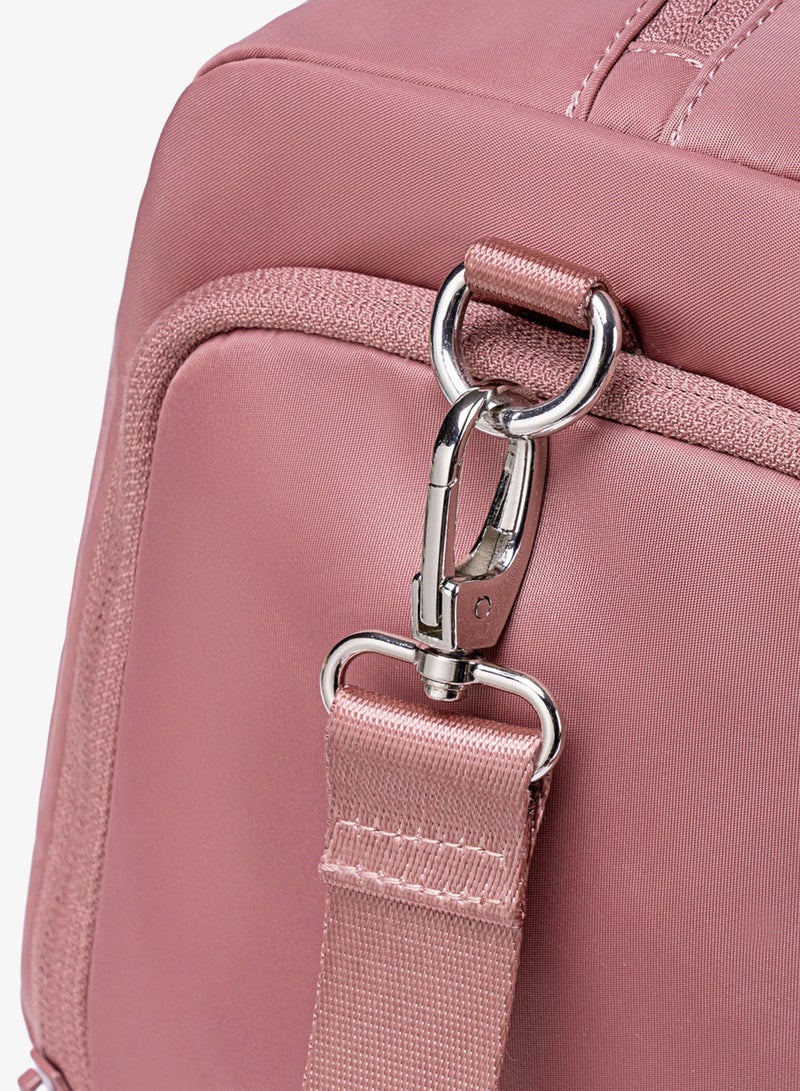 Chantria 21L Premium Gym Bag Water Resistant Duffel Bag with Shoe Compartment and Detachable Shoulder Straps for Women, CB00777-Nostalgia Rose - Image 3