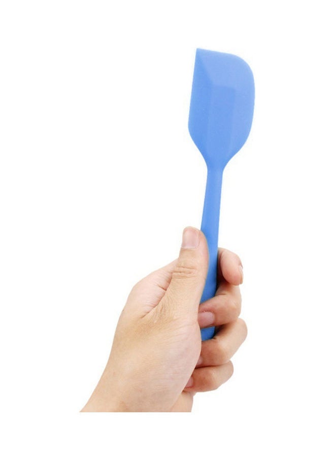NIBEMINENT Silicone Non-Stick Butter Mixer Spatula Blue 
