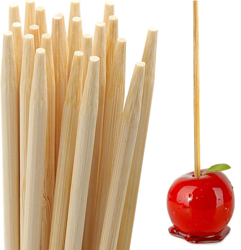 BLUETOP 200pcs Bamboo 5mm 7in Skewer Sticks, Strong & Durable, Eco-Friendly, Smooth & Safe, Multi-Use - Image 1