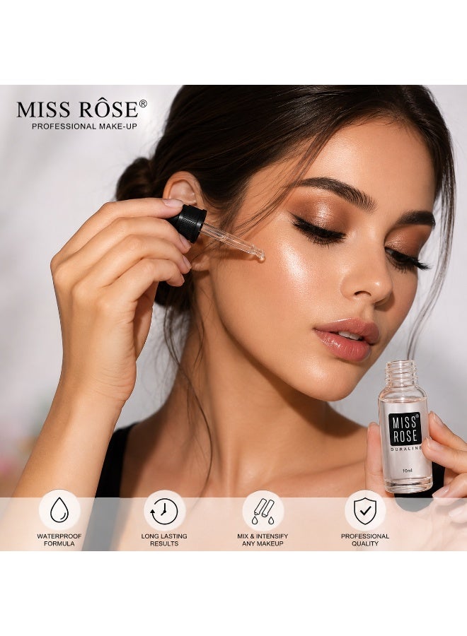 Miss Rose Duraline Makeup Fixer Liquid 10ml | Waterproof Makeup Mixing & Long Lasting Fixing Liquid | Smudge Proof Makeup Enhancer - Image 2