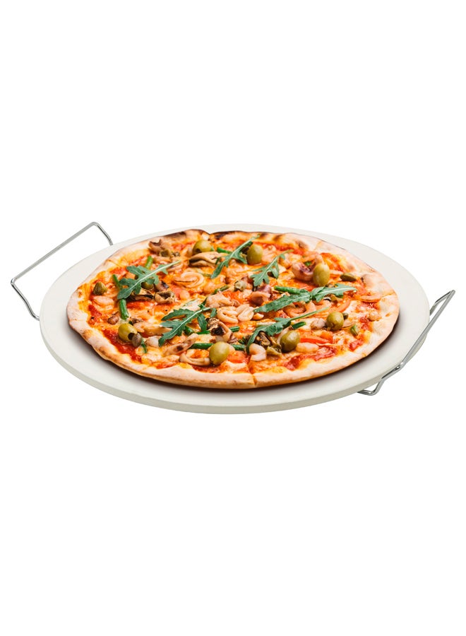 DPT Pizza stone set, White, Size 38 Cm - Image 2