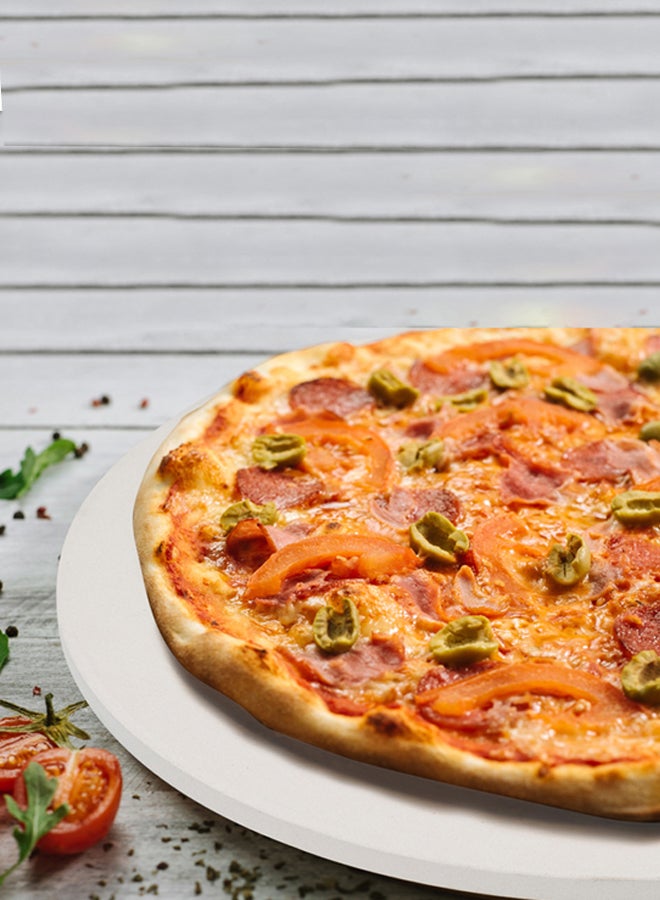 DPT Pizza stone set, White, Size 38 Cm - Image 3