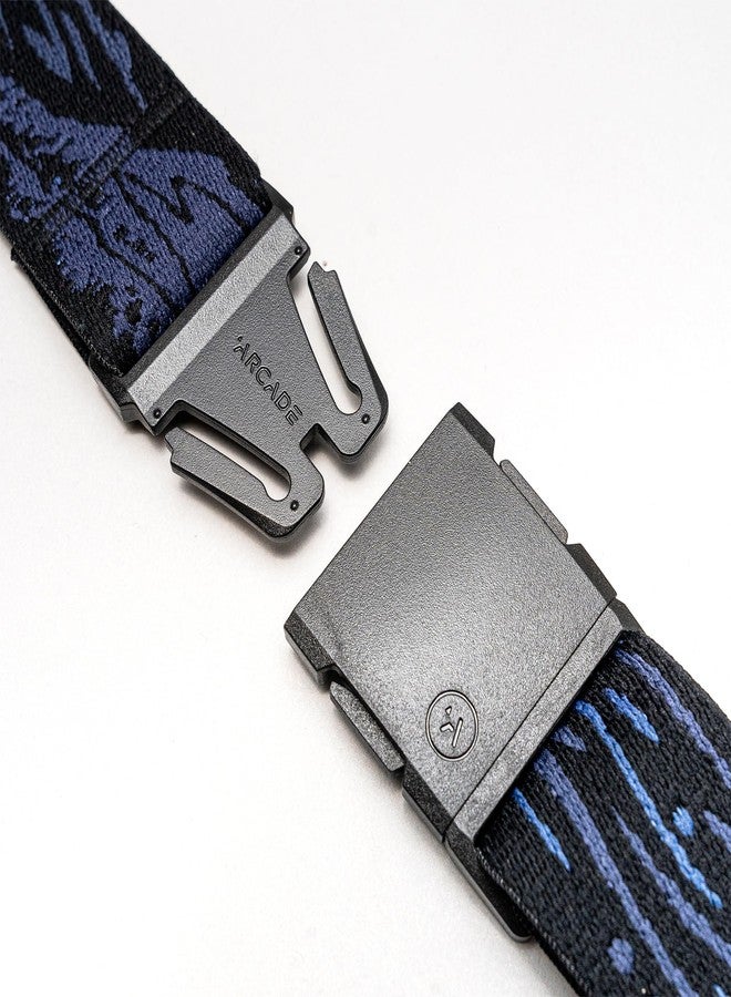 Arcade Belts A2 Out of Range Unisex Adventure Belt: Heavy Duty Stretch, Metal Free Buckle, Out of Range - Navy - Image 2