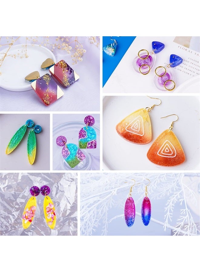 LET'S RESIN Resin Earring Mold, 171 Pcs Resin Jewelry Molds Making Kit with 11 Pack Variety Shape Resin Molds Silicone, Earring Molds for Epoxy Resin, Pendant, Earrings, Necklace, Keychains - Image 3