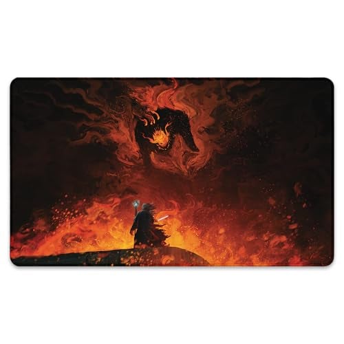 Paramint The Shadow and The Flame (Stitched) - MTG Playmat by Anato Finnstark - Compatible with Magic The Gathering Playmat - Original Designs - Image 2