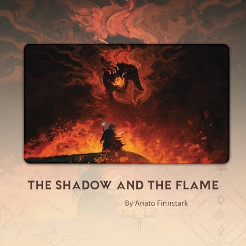 Paramint The Shadow and The Flame (Stitched) - MTG Playmat by Anato Finnstark - Compatible with Magic The Gathering Playmat - Original Designs - Image 3