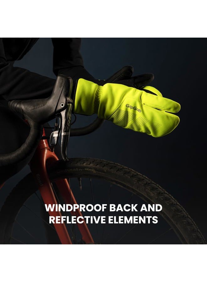 GripGrab Ride Windproof Deep Winter Lobster 3-Finger Cycling Gloves - Image 4