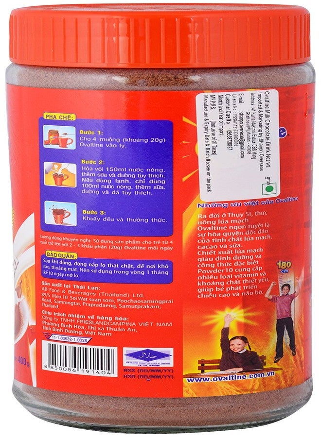 Ovaltine Health Drink Mix - Chocolate, 400g Bottle - Image 4