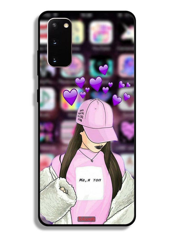 Tolwak - Samsung Galaxy S20 4G Protective Case Cover Anti Social Club - Image 1