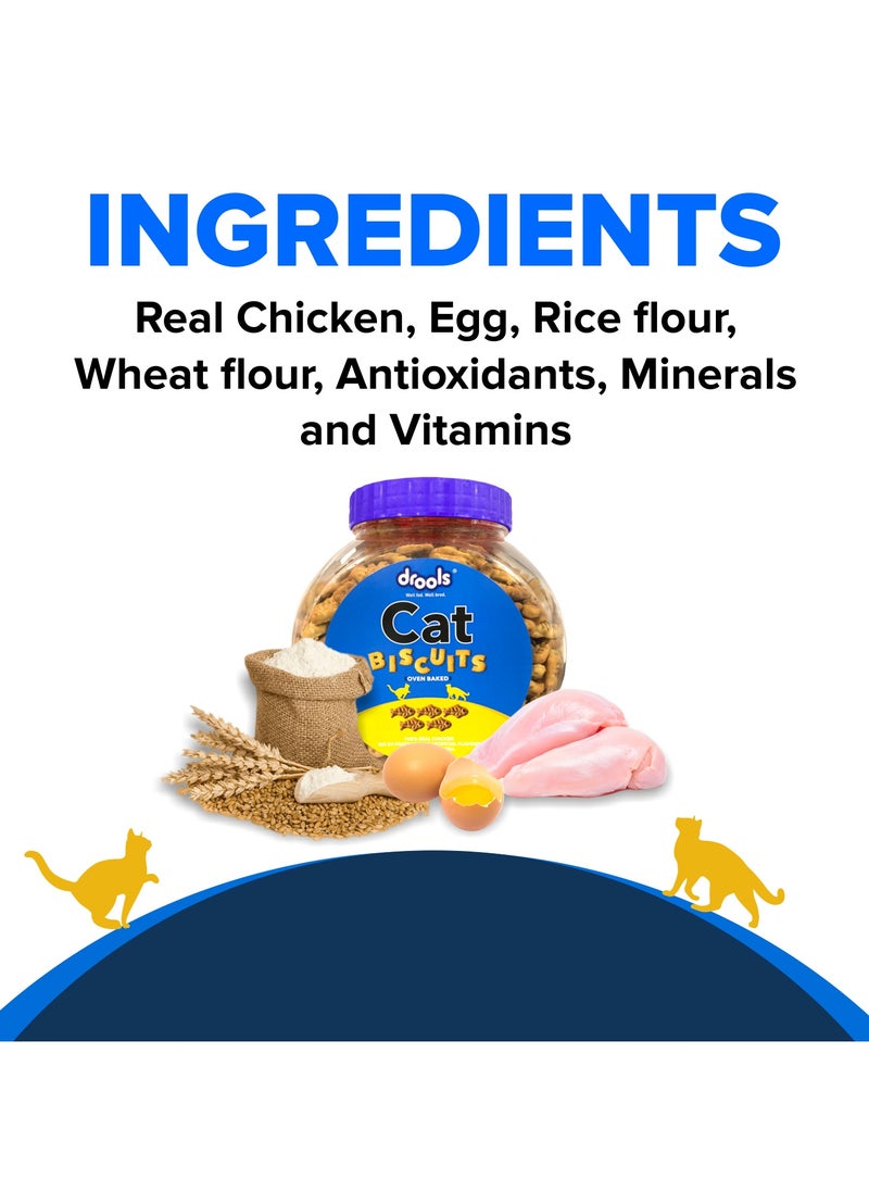 Drools Cat Biscuit Treats  Real Chicken 110g  - Image 4