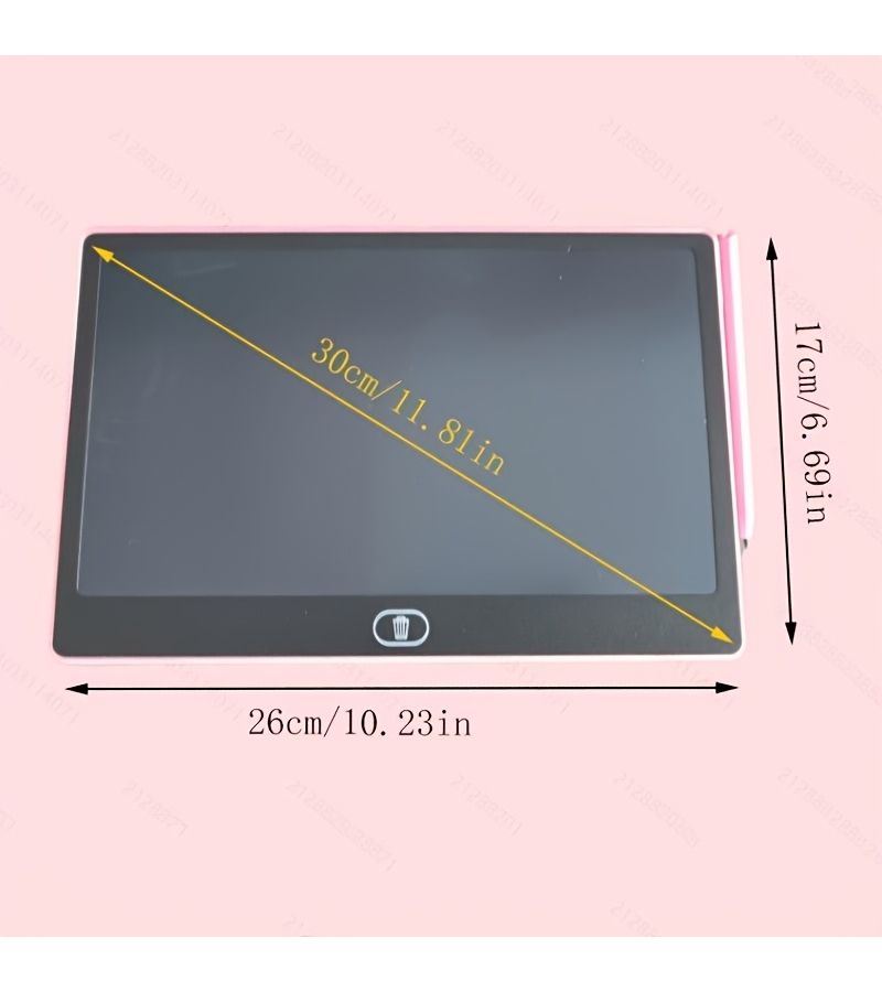 Large Size 11 Inch LCD Writing Board Reusable Erasable Slate Drawing Board Suitable for Kids Ages 3 to 8 Electronic Sketching Pad with Colorful Border Educational Birthday Gift for Boys and Girls PVC Material Halloween Christmas - Image 5