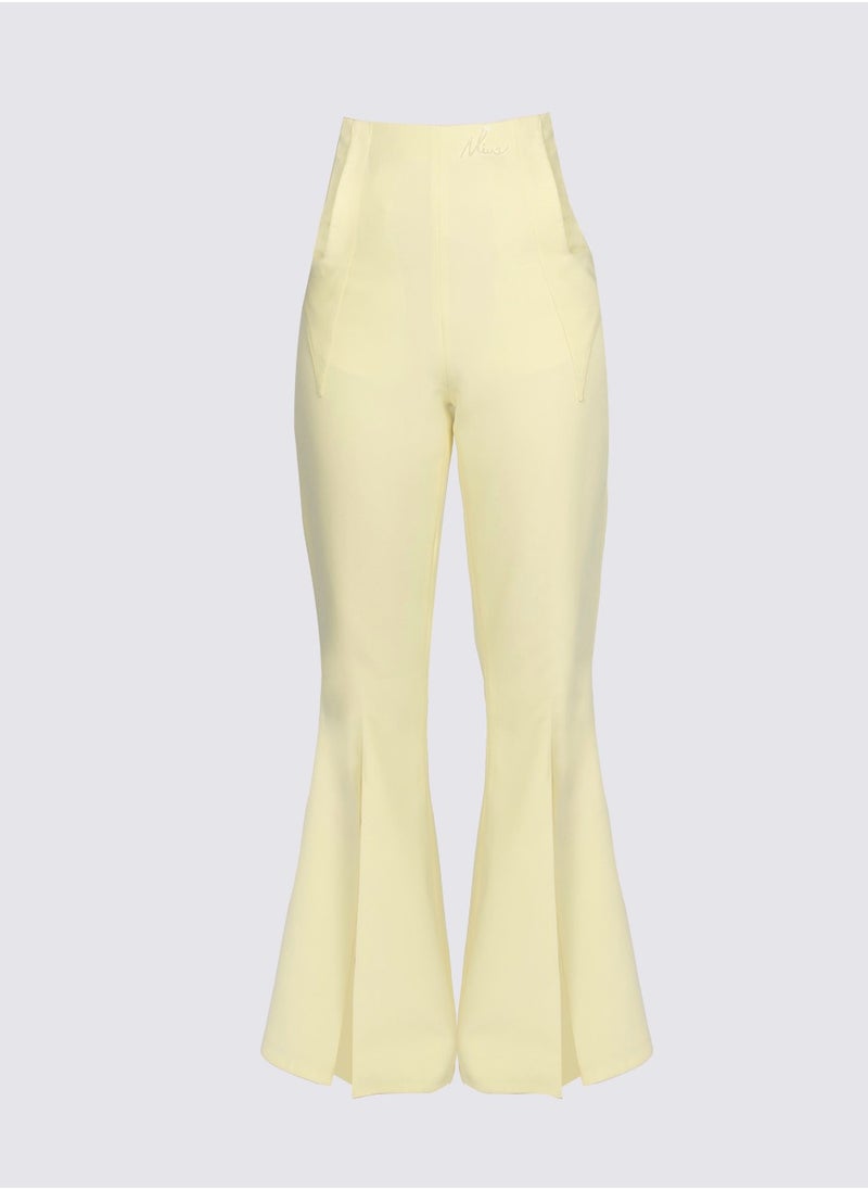 NIVA FASHION HOUSE Iris - Front Split Flared Pants  - Image 1