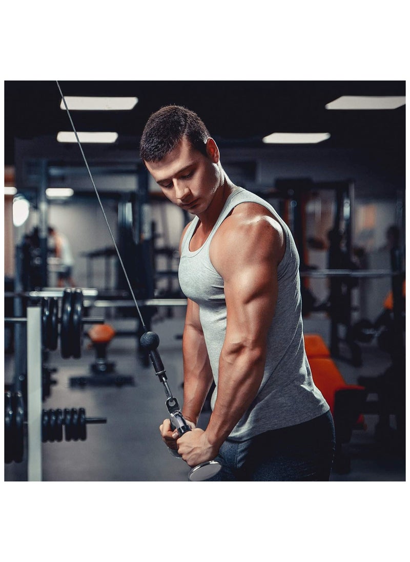 Generic - PUMP-KING V Press Down Bar Cable Attachment V-shaped Exercise Bar Strength Training Handle Attachment for Home Gym Equipment Weightifting Workout V Bar Pully Cable Attachment - Image 1