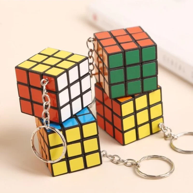 ايلاسيا هيديليك Elasya Gift Mini Rubik Intelligence Cube (Patience Cube) 3x3 Keychain