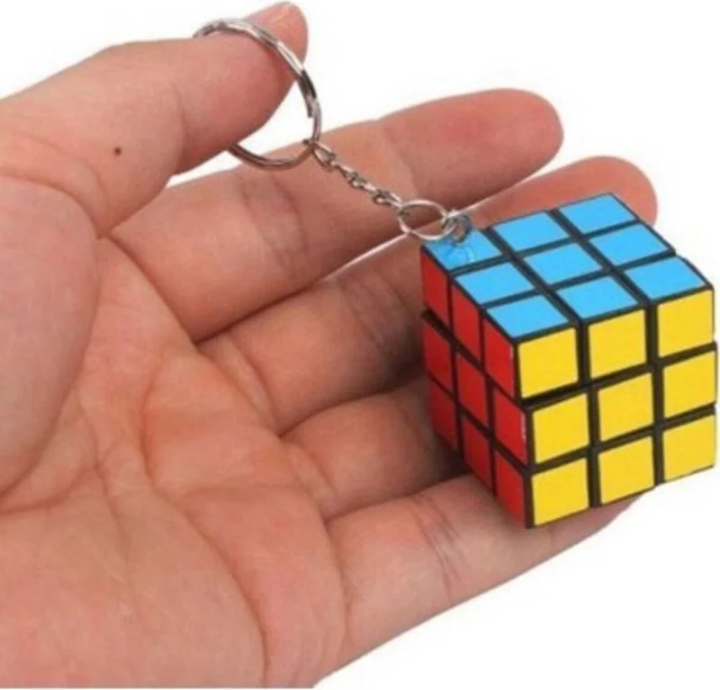 ايلاسيا هيديليك Elasya Gift Mini Rubik Intelligence Cube (Patience Cube) 3x3 Keychain