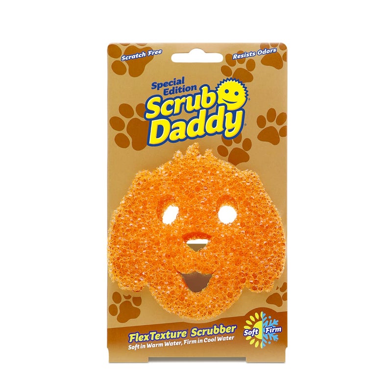 Scrub Daddy Scrub Daddy Special Edition Pets Dog  ScratchFree Multipurpose Dish Sponge  BPA Free  Made with Polymer Foam  Stain  Odor Resistant Kitchen Sponge 1ct