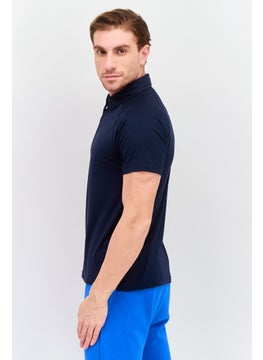 Legend Men Sportswear Fit Short Sleeve Polo Golf Shirts, Dark Navy  - Image 3