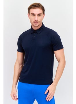 Legend Men Sportswear Fit Short Sleeve Polo Golf Shirts, Dark Navy  - Image 1