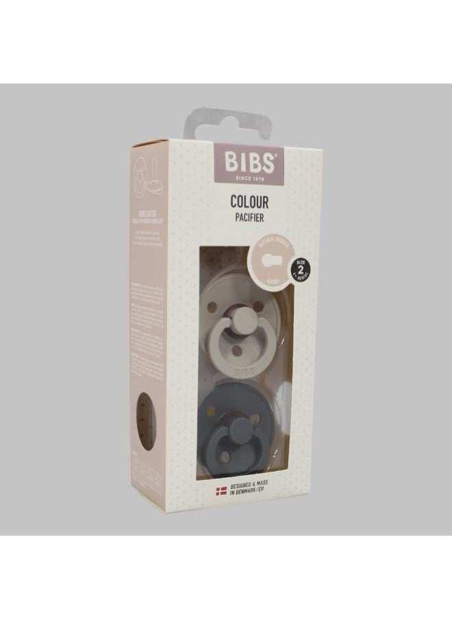 BIBS Pacifier Round Sand/Iron  - Image 1