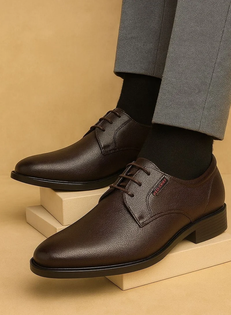Red Chief Comfy Derby Formal Shoe |RC3527 Dark Brown