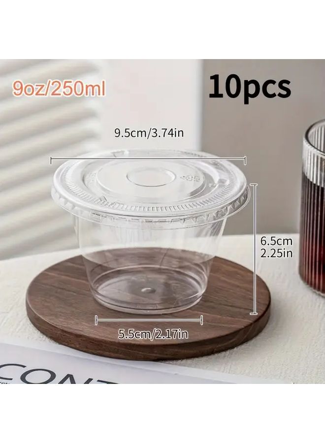 10Pcs 250ml Leak Proof Food Storage Containers With Lids For Meal Prep - Image 5