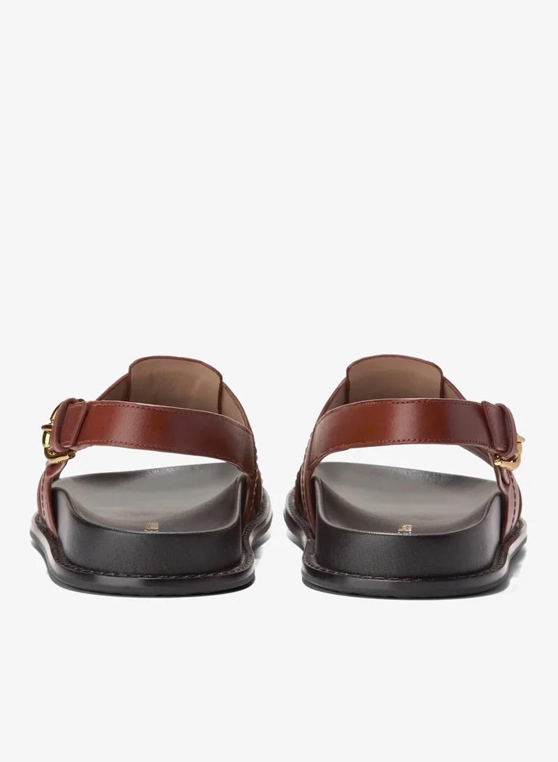 COLE HAAN BROWN Women's Marlee Fisherman Footbed Sandals for Women | Best Price UAE