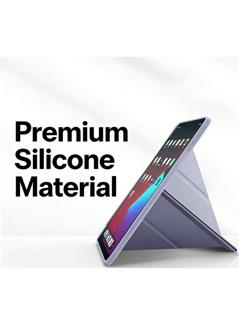 eGreen99 for iPad mini (2024/2021) 7th/6th 8.3-Inch Case cover, honeycomb Y-shaped design, multi angle, automatic wake-up/sleep, comfortable skin touch, ultra-thin Y-shaped bracket protective cover, soft TPU back - Image 5