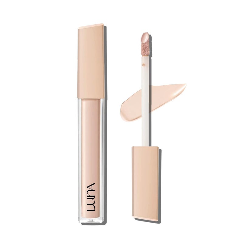 AK AEKYUNG LUNA Long-Lasting Fixing-Fit Tip Concealer (#02 Beige) Korean Makeup, Buildable Coverage & Semi-Matte Finish, Under Eye & Dark Circles with High Adherence, 0.26 Oz - Image 1