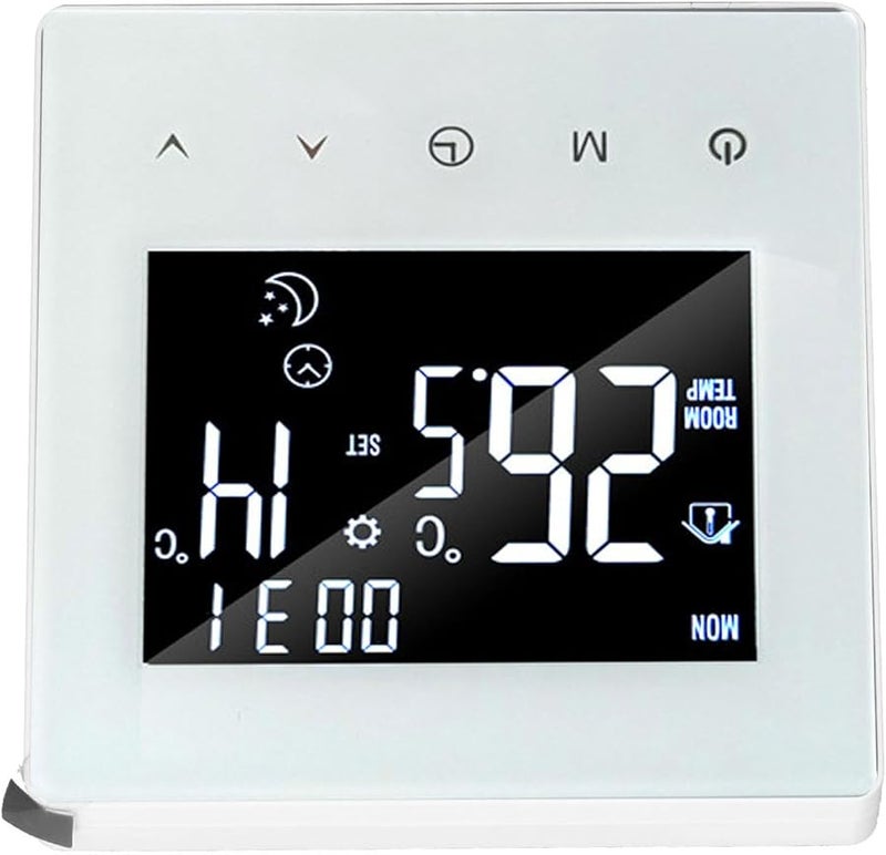 Programmable Thermostat For Electric Baseboard Heater AC 90 240V Type 3 Black - Image 5