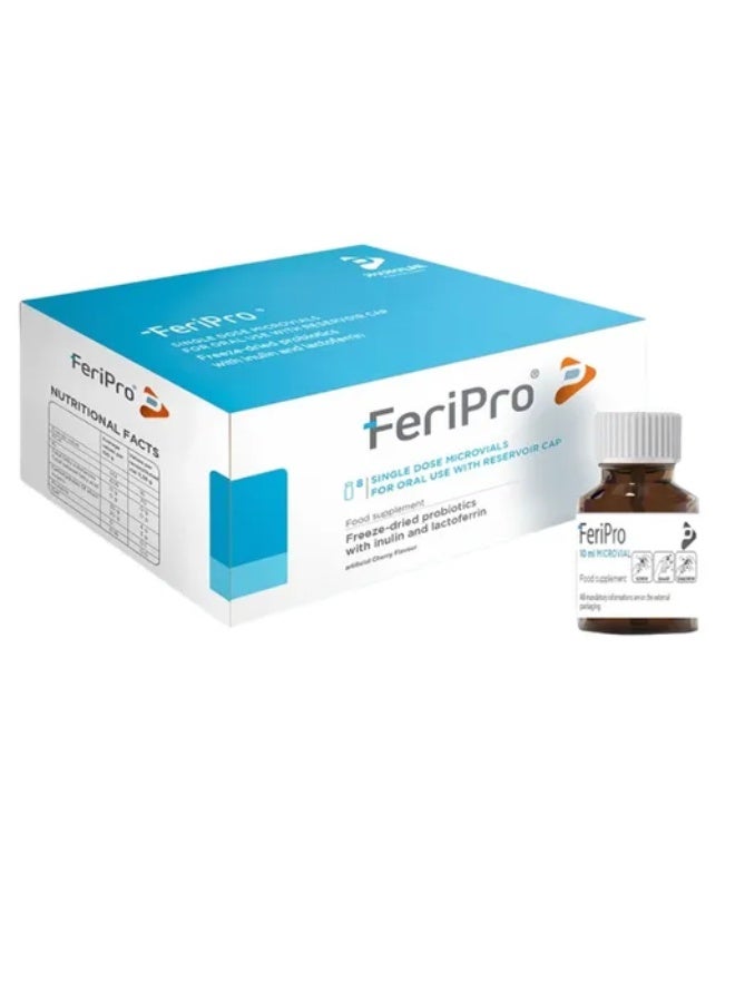 Feripro Probiotics With Inulin & Lactoferrin - 8 Vials