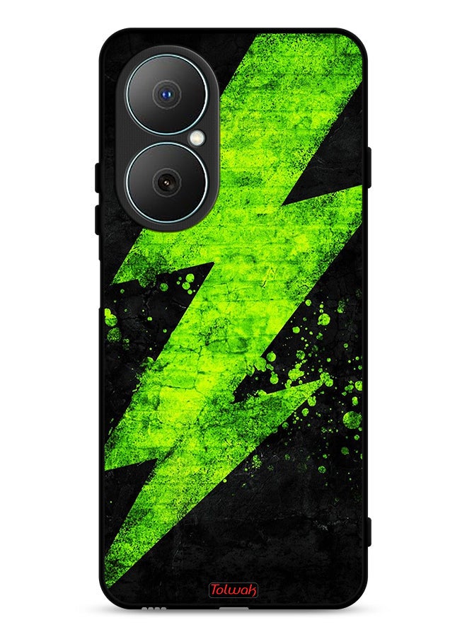 Tolwak Huawei Nova Y73 Protective Case Cover Electric Pattern