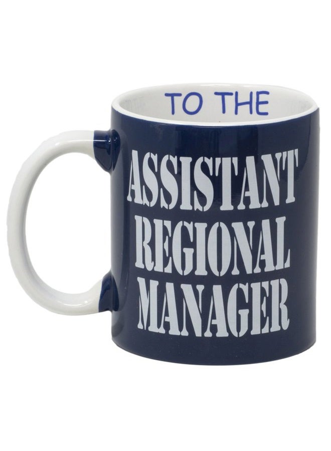 Funny Guy Mugs Assistant To The Regional Manager Coffee Mug, Ceramic, Blue, 11 Ounce - Image 5