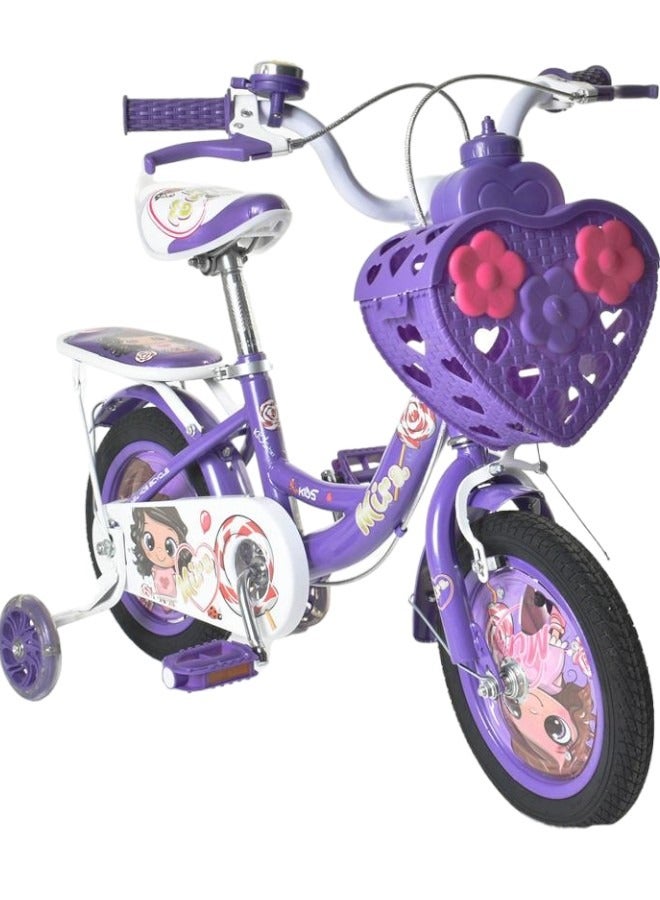 Toy Box Baby Cycle Purple 12" Wheels Children Bicycle For 2-4 Years Old Child Bicycle Girls Bike Cycle For Kids