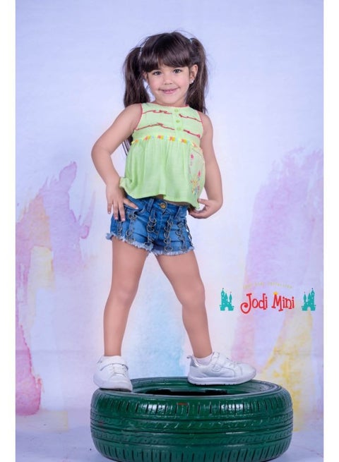 بلوزه كت فرونسات تطريز