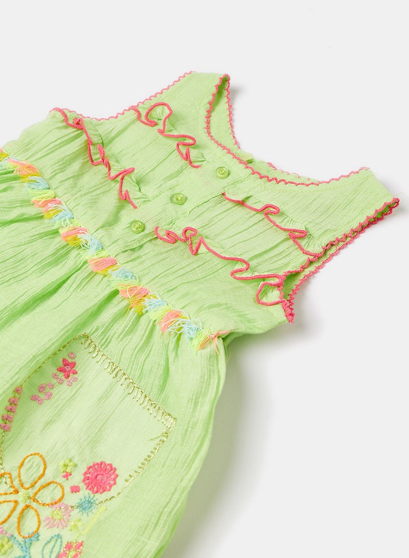 جودي ميني بلوزه كت فرونسات تطريز - Image 5