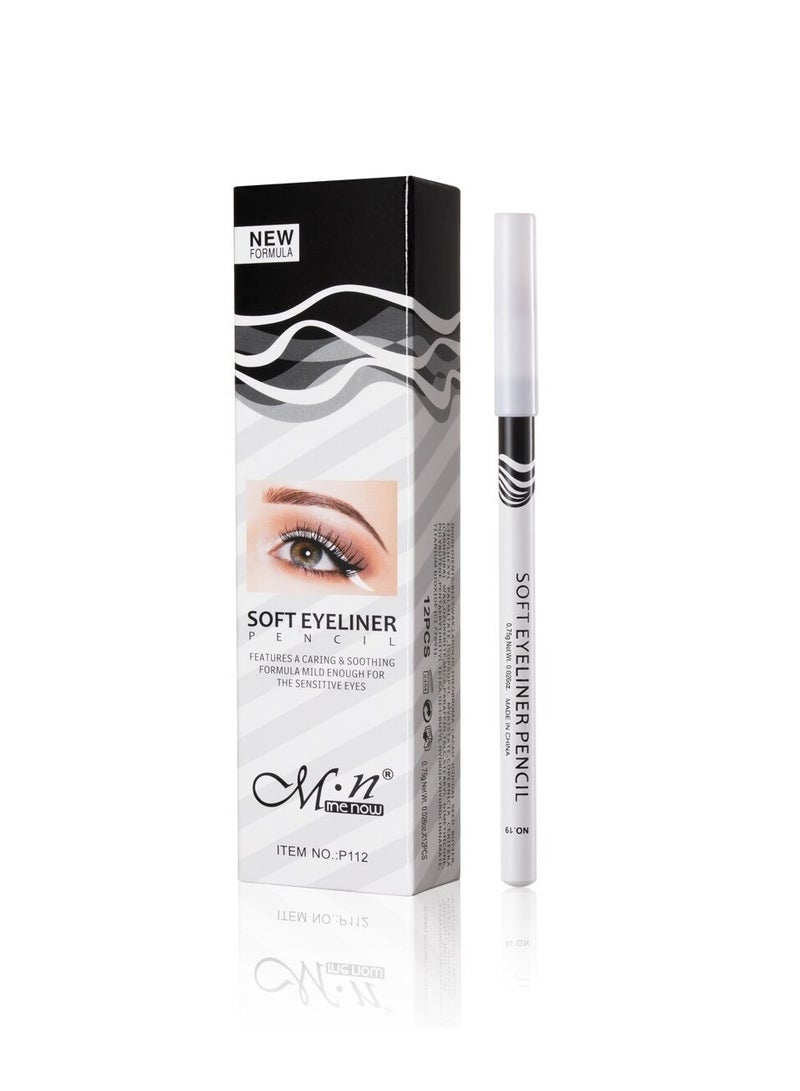 Menow White Eyeliner Pencil Long-Lasting - Image 1