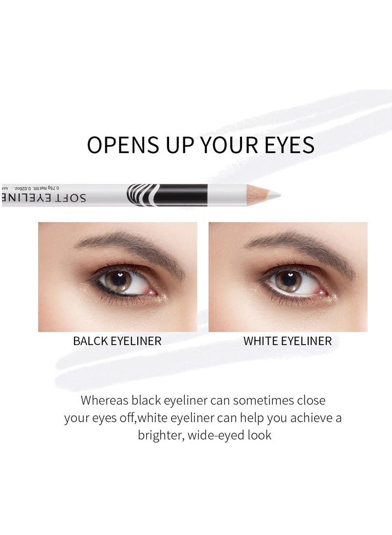 Menow White Eyeliner Pencil Long-Lasting - Image 3