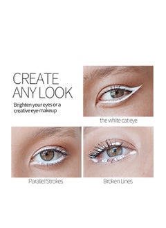 Menow White Eyeliner Pencil Long-Lasting  - Image 4