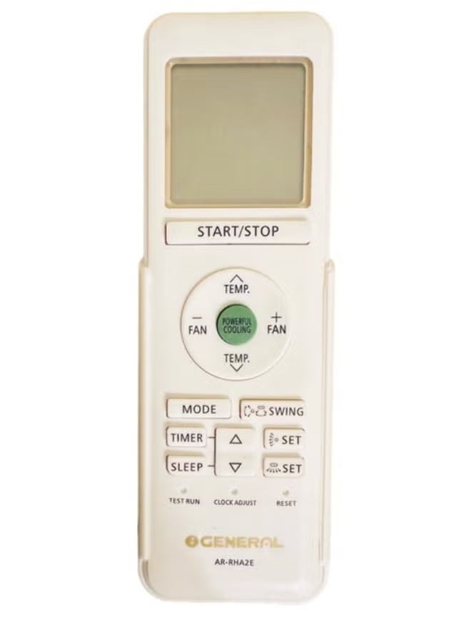 General's O General AC Remote Control AR-RHA2E with Wall Holder – Original Style Replacement Remote for Air Conditioner | LCD Display | Powerful Cooling | Timer, Sleep & Swing Control - Image 1
