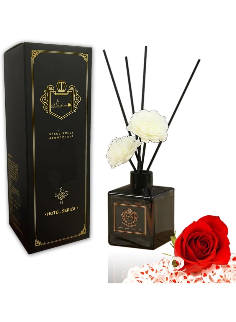 SODANEED Reed Diffuser Set, 50ml Aromatherapy Diffuser with White Flowers, Reed Diffusers Oil, Home & Office Decor Room Fragrance, Scented Oil Diffusers Gift Set - Image 1