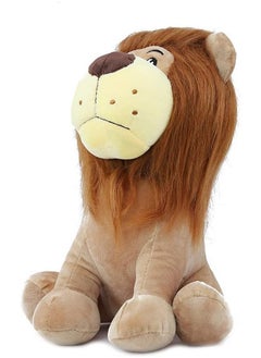 Tickles Tickles Sitting Jungle Lion Alex Soft Stuffed Plush Animal Toy for Kids Room (Size: 40 cm Color: Brown)  - Image 2