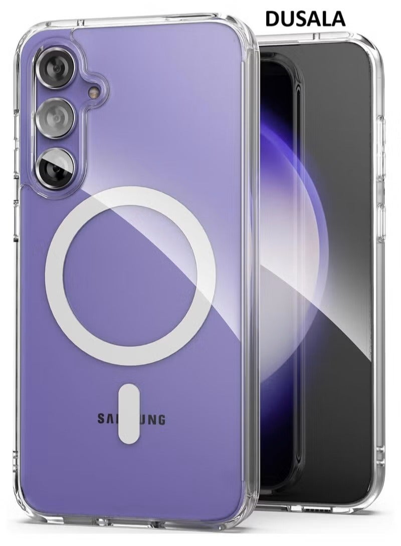 دوسالا حافظة لجهاز Galaxy S24 FE بتصميم مغناطيسي، مصممة لجهاز Galaxy S24 FE ومتوافقة مع شحن Mag Safe والإكسسوارات لجهاز Galaxy S24 FE - Image 1